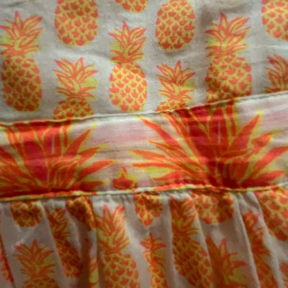 Vineyard Vines pineapple tiered swing dress size small EUC - Picture 8 of 15